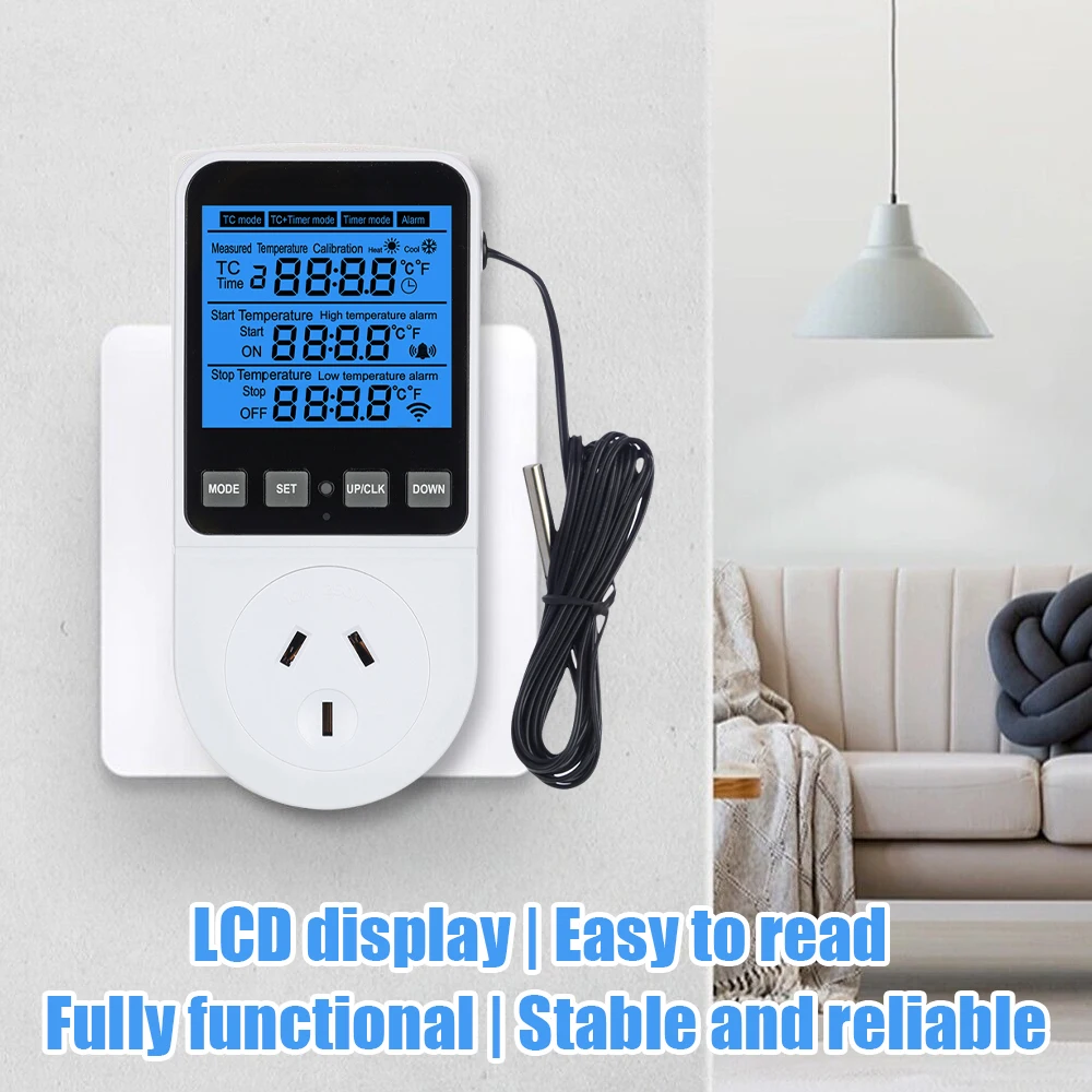 Digital Thermostat Controller 120-230V for Refrigerator Aquaculture