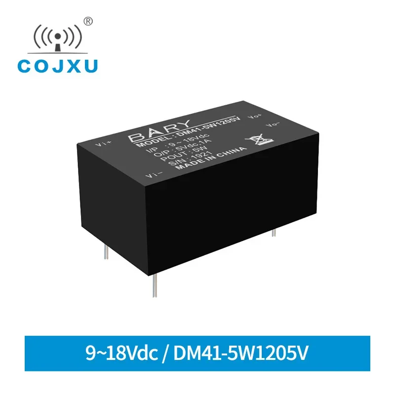 Power Supply DC-DC Isolated Buck Module DIP 5W 9-18Vdc Wide Voltage Ultra Small Volume Power for Modules DM41-5W1205V power supply dc dc isolated buck module dip 5w 9 18vdc wide voltage ultra small volume power for modules dm41 5w1205v