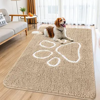 Chenille Paw Mat 1