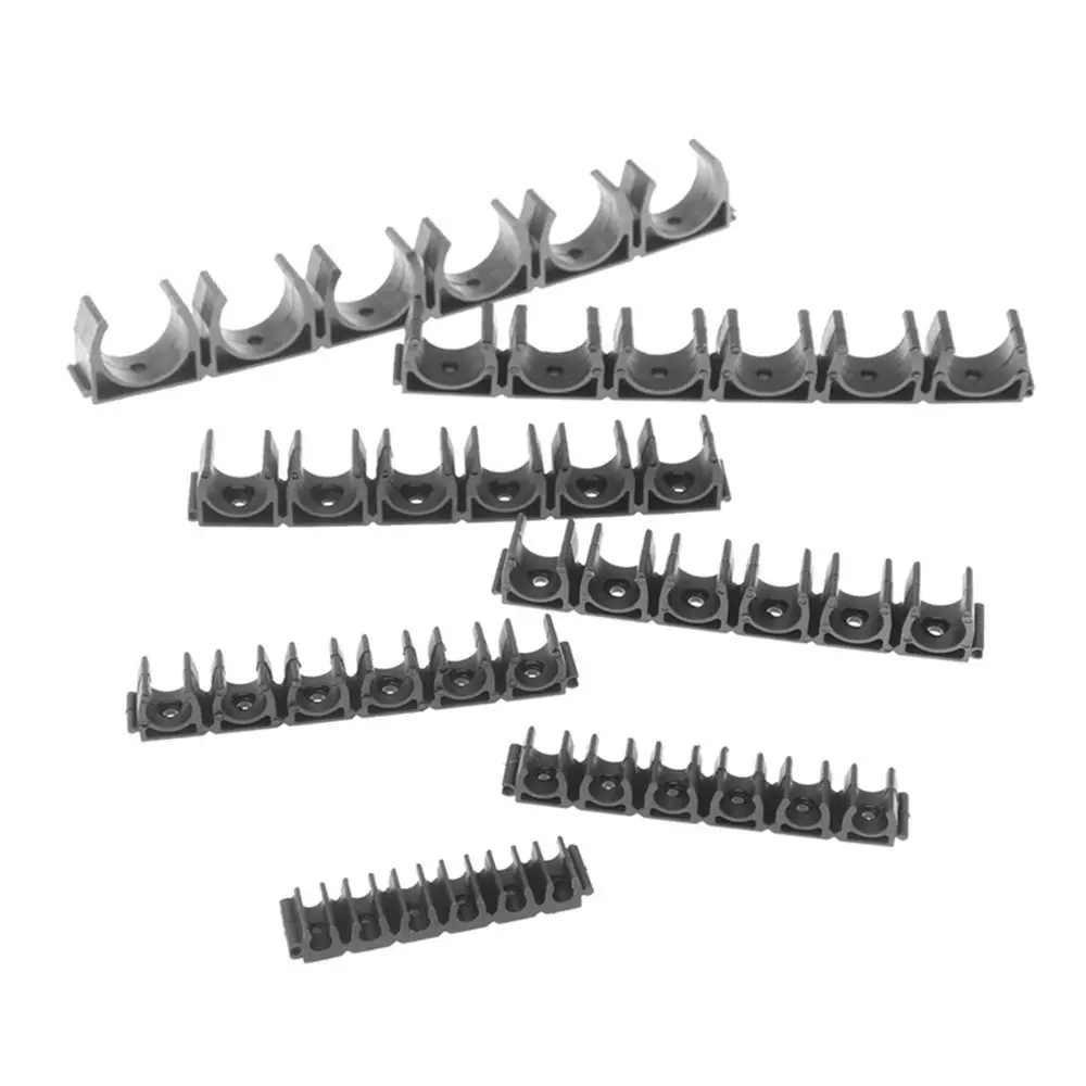 6 Way Hose Clamp Fixing Air Hose Diversion Flow Clip Gas Compressor 4mm 6mm 8mm 10mm 12mm Water Pipe Holder fuel line hose clamp
