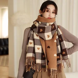65*190cm Winter Scarf Scarves Adult Solid Luxury Autumn Fashion Designer Scarf Poncho Scarfs for Ladies Wrap