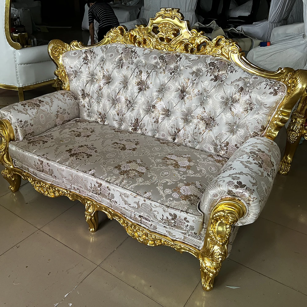 Luxury Good Quality Wooden and Velvet Throne Chair For Wedding Rental