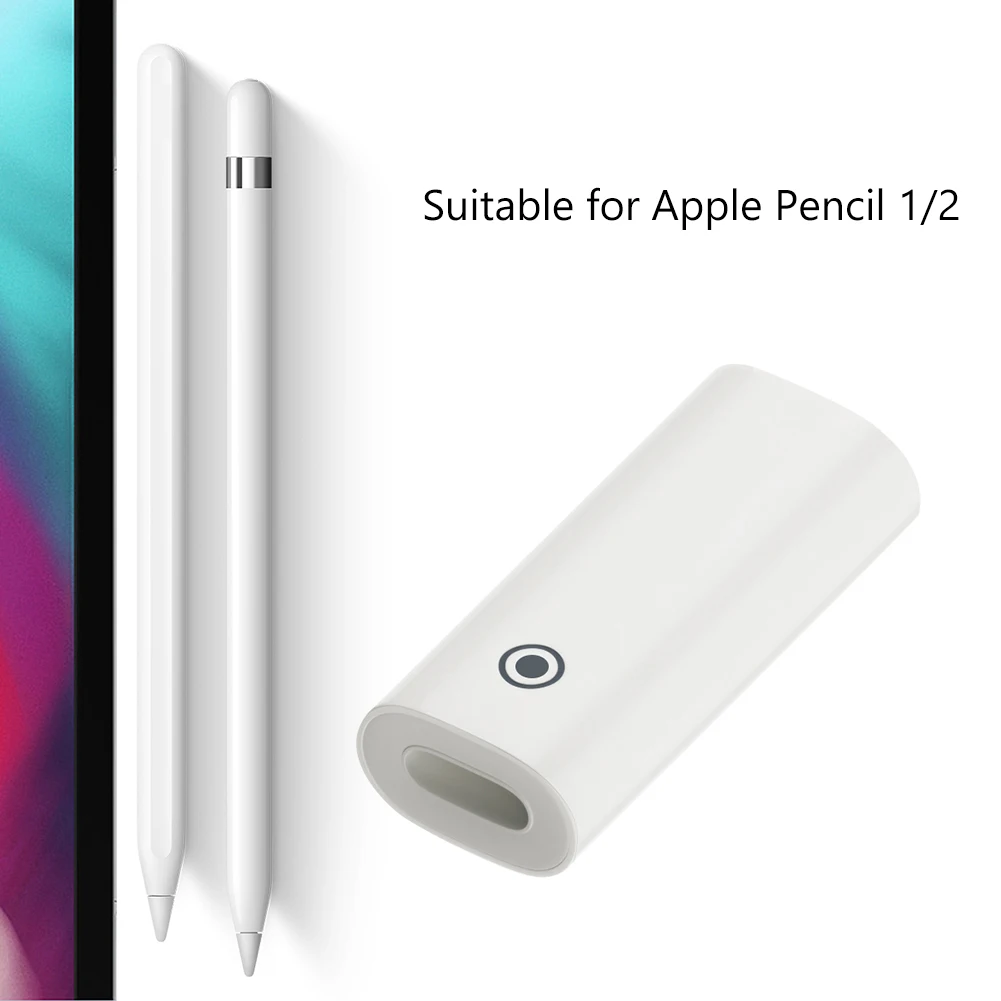 Female To Female Stylus Tablet Charging Adapter 8 Pin To Type-C/8 Pin Mini Touch Stylus Pen Power Connector for Appl