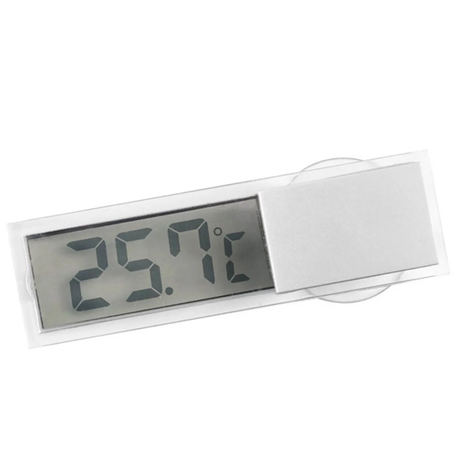 

LCD Digital Display Transparent Thermometer Accurate Quick Result Strong Grip Device for Car Auto Indoor Accessories