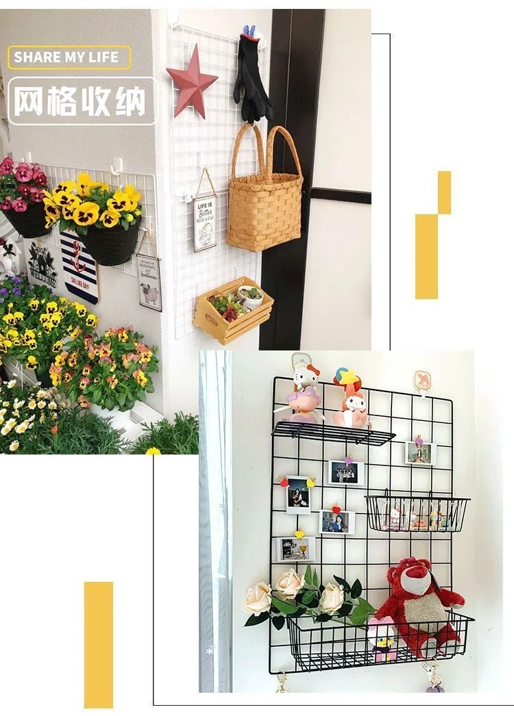 DIY 보관용 굵은 그리드 보드, 자유롭게 결합 가능, 홈 데코 보드, 랙 보관함, 사진 벽 디스플레이, 5 개
