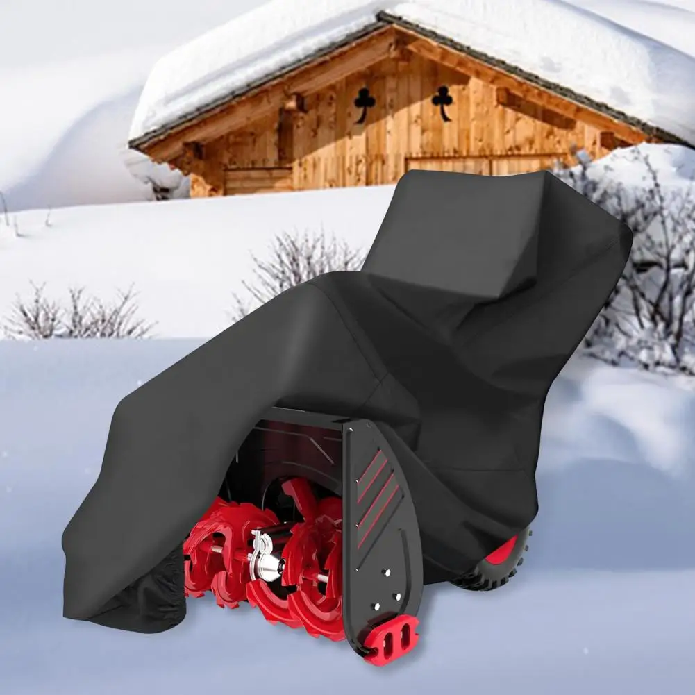 2 stage Snow Blower Cover 600d Waterproof Universal Fit for Outdoor Thrower Heavy Duty