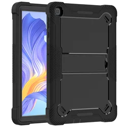 Rugged Armor Stand Case - Shockproof Protective Tablet Cover with Kickstand for Honor pad x8 10.1 (Black)