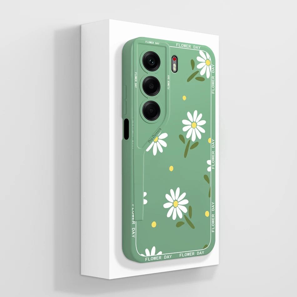 Artistic Style Full Coverage Soft Liquid Silicone Phone Case Protector