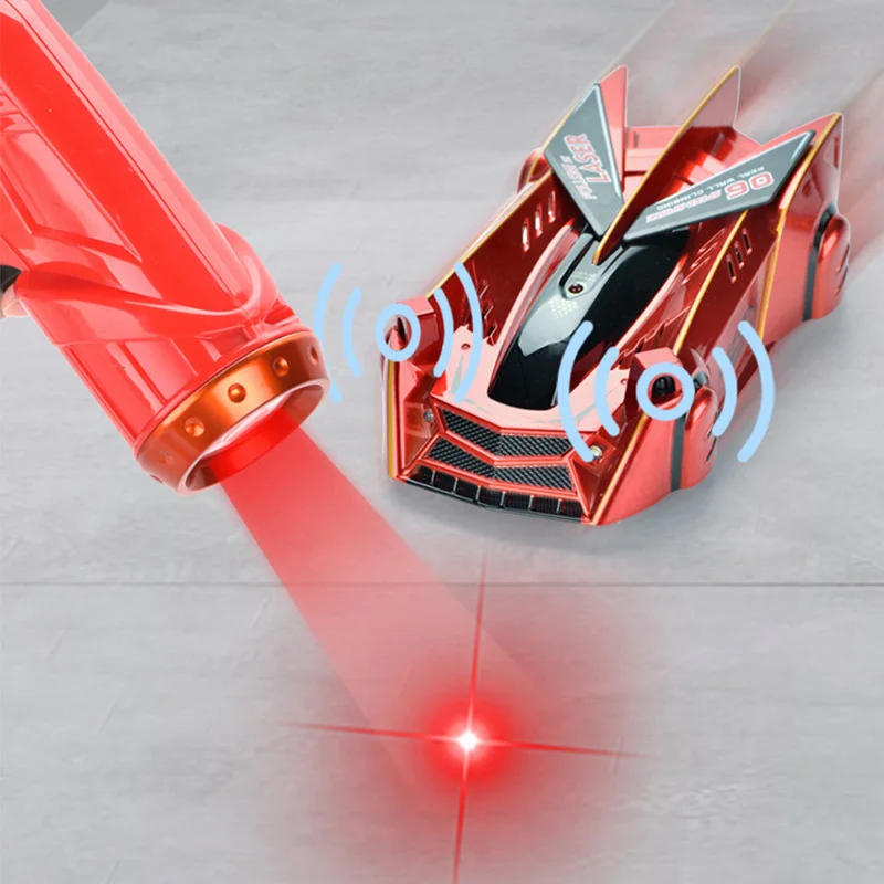 Wall Climbing Race Car Light-Guided Wall Racer Electric Anti-gravity Drift Stunt Infrared Sensor Chase Car Kid Boy Toy Gift 5