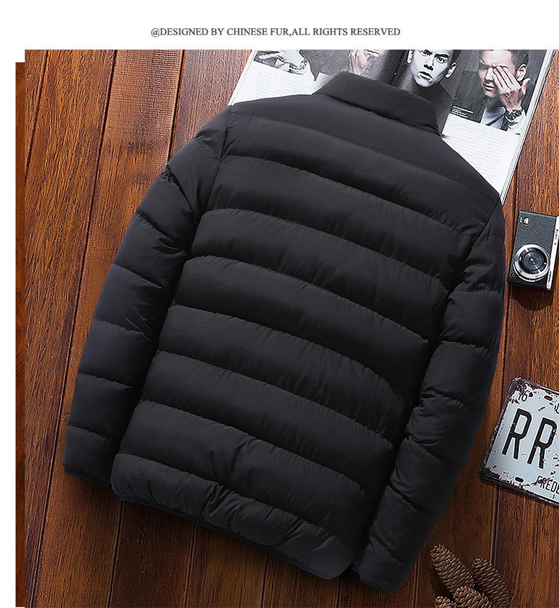 Men Winter Jacket Long Sleeve Baseball Jackets Windbreaker BMW Zipper Windbreaker Windproof Jacket Male Outwear Men Clothing