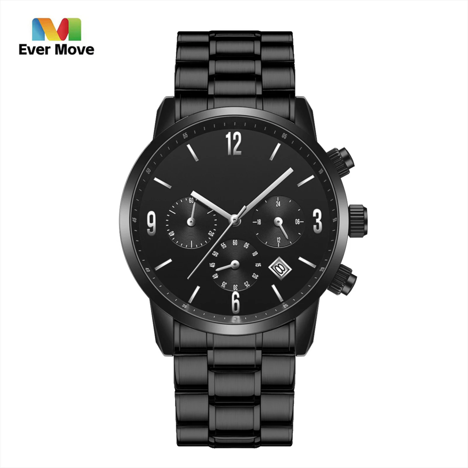 Ever Move Casual Minimalist Men Watch Top Brand Luxury Japan Quartz Wristwatches High Quality Slim Thin Stainless Watch for Man