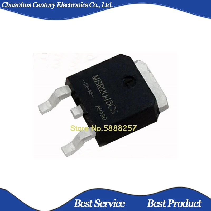 

20 Pcs/Lot MBR2045CS TO252 MBR2045DC TO263 New and Original In Stock