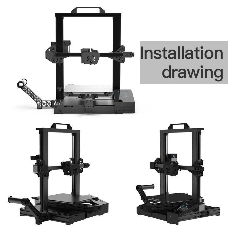  Creality ȸ ʶƮ Ǯ Ȧ ŰƮ, 3D  귡Ŷ, Ender-3 V2, Ender-3 , CR-10 ø, 3D  ǰ