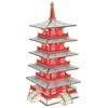 3D DIY Wooden Three-dimensional Hut Villa Puzzle Board Handmade Building Model Children Adult Game Party Toys House Kids Gift 5