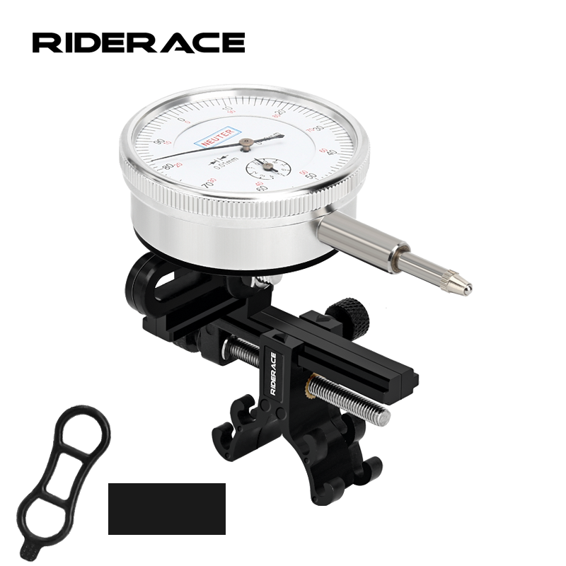 RIDERACE Bicycle Wheel Truing Stand With Dial Indicator Gauge Mini Rims Adjustment Tools For Road Mountain MTB Bike Repair Tools