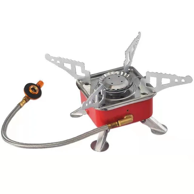 Butane Gas Outdoor Portable Gas Stove Cassette Camping Double End Stove  Barbecue Cooking Utensils Tourist Goods Car Camping - AliExpress