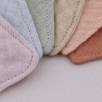 J15U 6 Pack Absorbent Baby Bibs Cotton Drool Bibs Bandana for Newborns Infants Boys Teething Feeding Shower- Gift for Babies