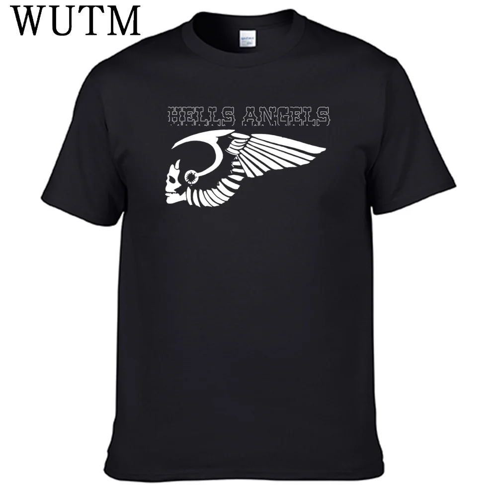 T-shirt Hells Angels Crâne Ailé Noir | Style Biker Rock