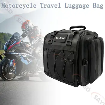 Borsa da viaggio per moto Borsa da coda/bagagliaio/rack per motore espandibile impermeabile di grande capacità per la maggior parte delle moto