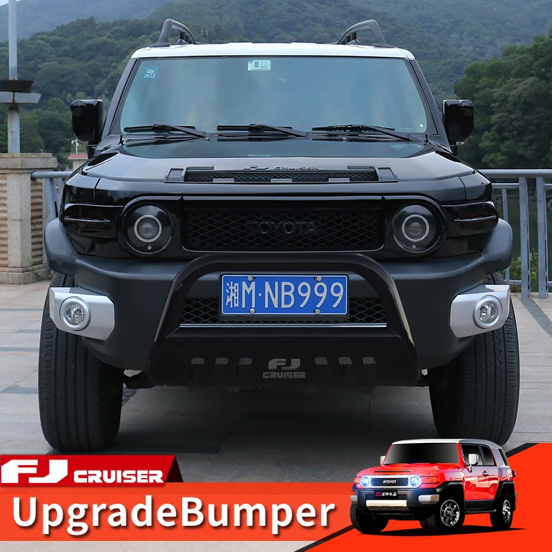 06-22 Year Toyota Fj Cruiser Accessories Exterior Modification Front Bumper  High Strength Collision Avoidance Protection - Bumpers - AliExpress