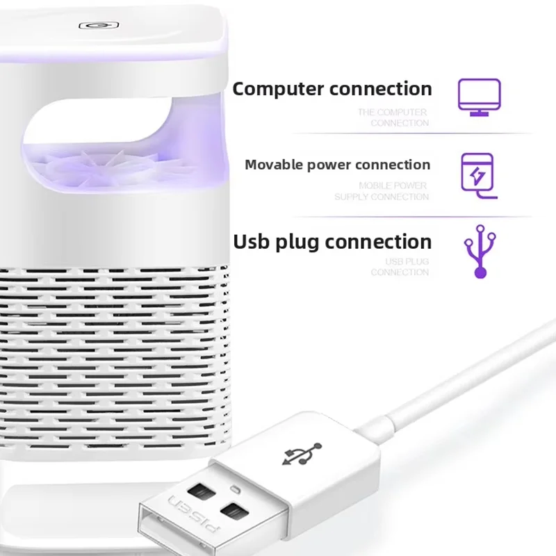 모기 킬러 램프 USB 파리 벌레 모기 퇴치기 무소음 전자 LED 조명 제어 램프 곤충 트랩 가전제품 2026 신제품