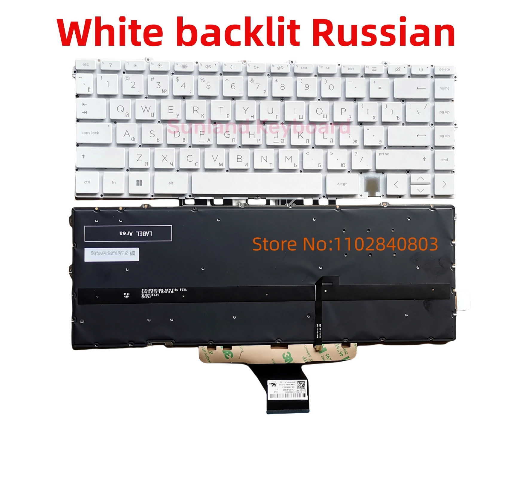 HP ENVY X360 용 노트북 키보드, 미국, 영국, 독일, 스페인어, 러시아어, 13-BA, 13T-BA, 13-BD, 13AY, 13-ba0000, 13-bd0000, 13t-bd00, 13-ay000