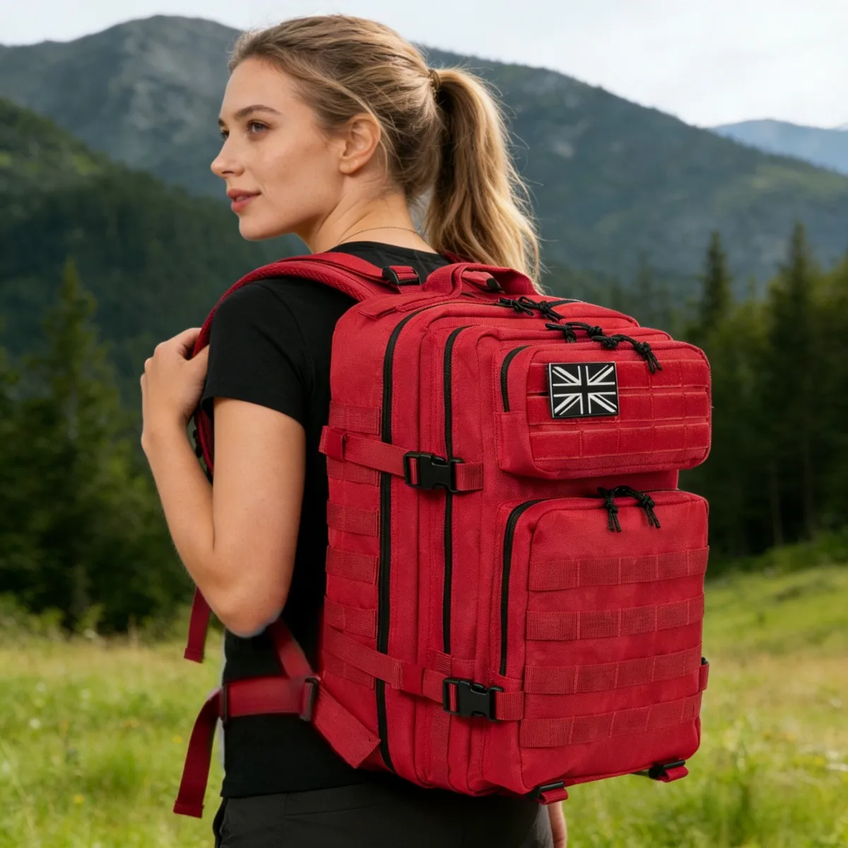 45L Multi-Functional Molle Backpack - Camouflage 3-Day Outdoor Bag for Hiking Camping Mountaineering Hunting Trekking 1