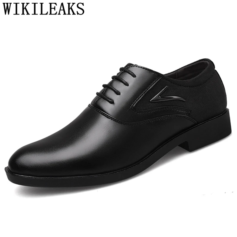 

Туфли-оксфорды мужские классические, брендовые кожаные, формальные, классические, элегантные, большие размеры