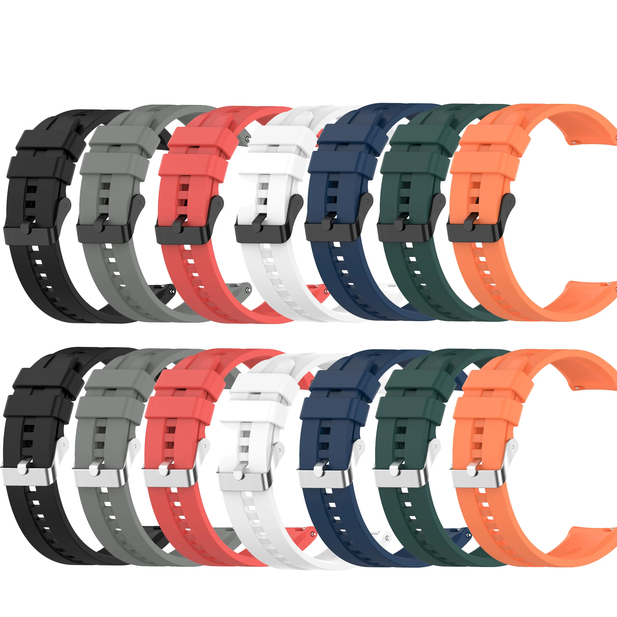 Silicone Sport Band Strap, 24mm - Compatible with Garmin Venu