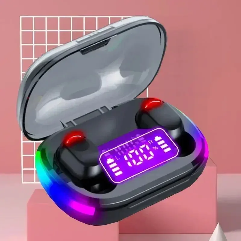 Original K10 Fone Bluetooth Earphones Wireless Headphones for Xiaomi LED Display Earbuds with Mic Wireless Bluetooth Headset 2
