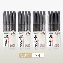 Premium Calligraphy Pen Set for Writing, Drawing & Hand Lettering - Black Ink Brush Markers for Art & Sketching (4 set)