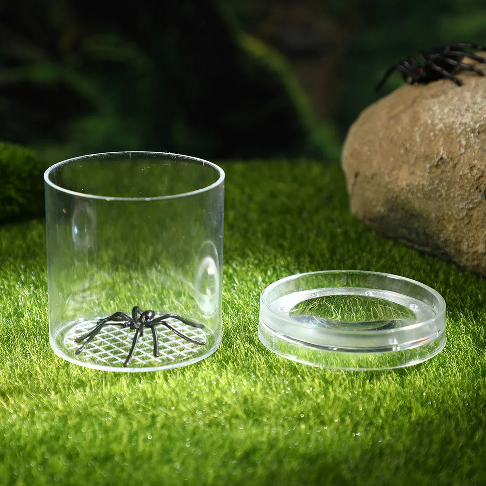【Limited-time offer】 9 Pcs Insect Observation Cup High Transparency Portable Containers Multi-function Critter Boxes Children Collector Bug Feeding.