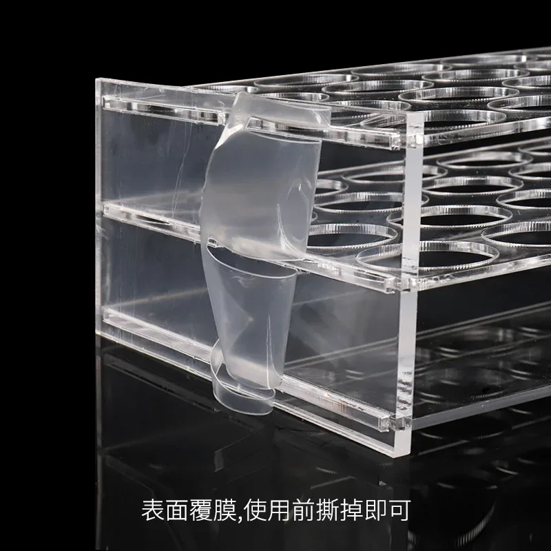 0.2ML/0.5ML/1.5ML/2ML/10ML/15ML/50ML Test Tube Rack Holder 40/40/24/24/18/10 Hole Laboratory School Equipment Supplies