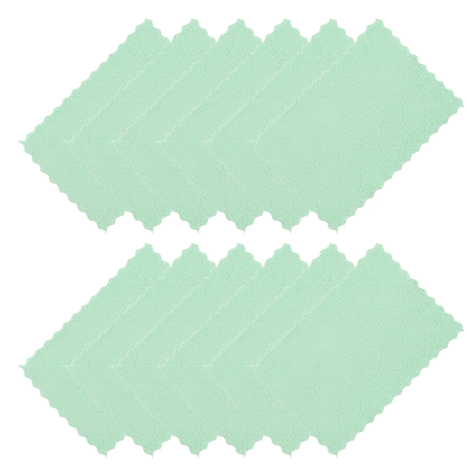 

12pcs Kitchen Dish Cloths Cleaning Towels Washcloths Water Absorbent Dish Towels