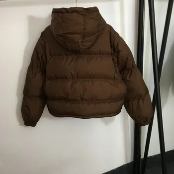 Giacca in cotone pane con cappuccio a maniche lunghe da donna autunno e inverno di alta qualità SU266 1