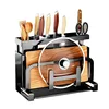 Kitchen Knife Holder Storage Rack for Kitchen Knives Chopsticks Cutting Boards Pot Covers Multifunctional Knife Storage Rack 5
