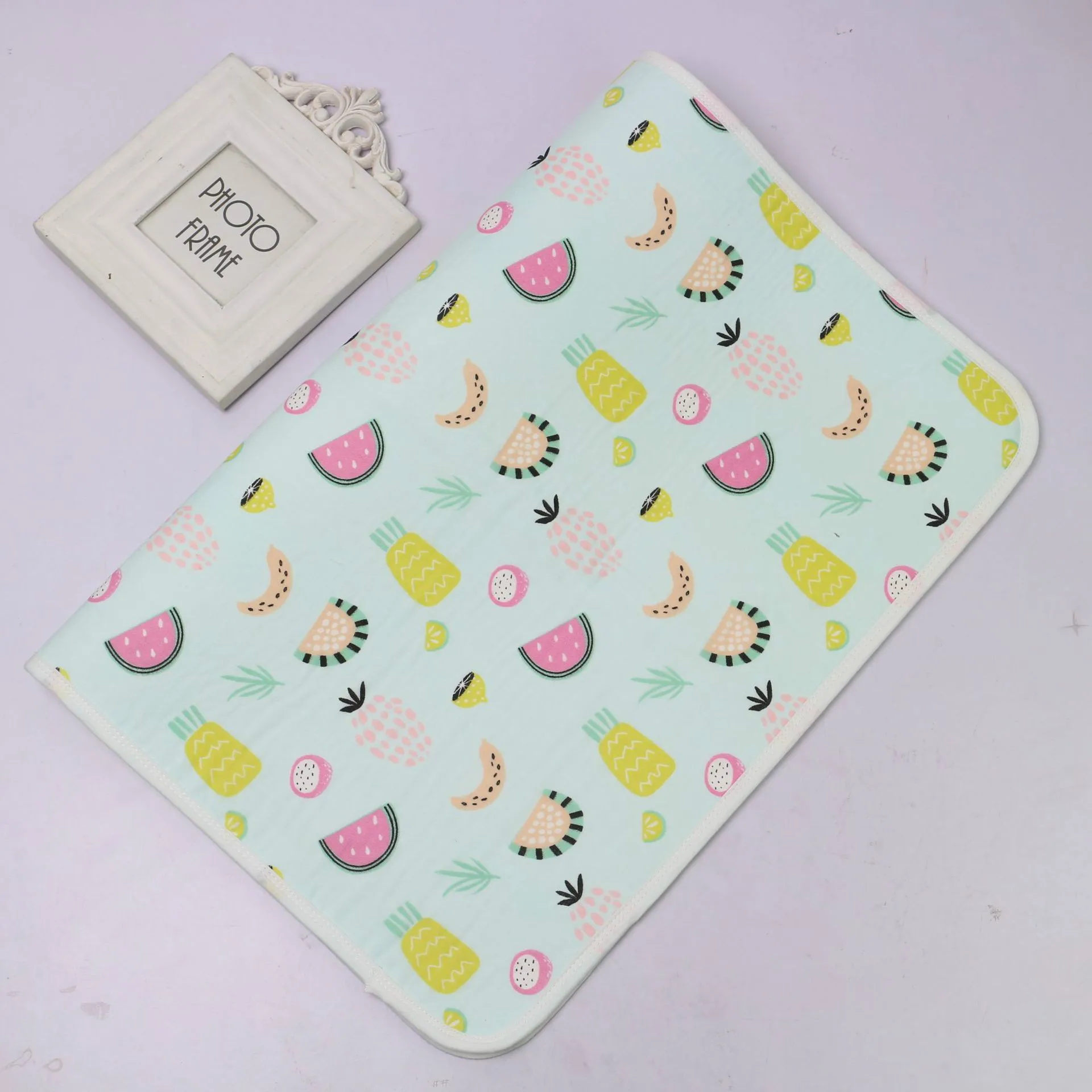 30*45 cm Baby Nappy Changing Pad Cotton Diaper Changing Cartoon Baby Waterproof Mattress Bed Stroller Infant Change Mat Cover