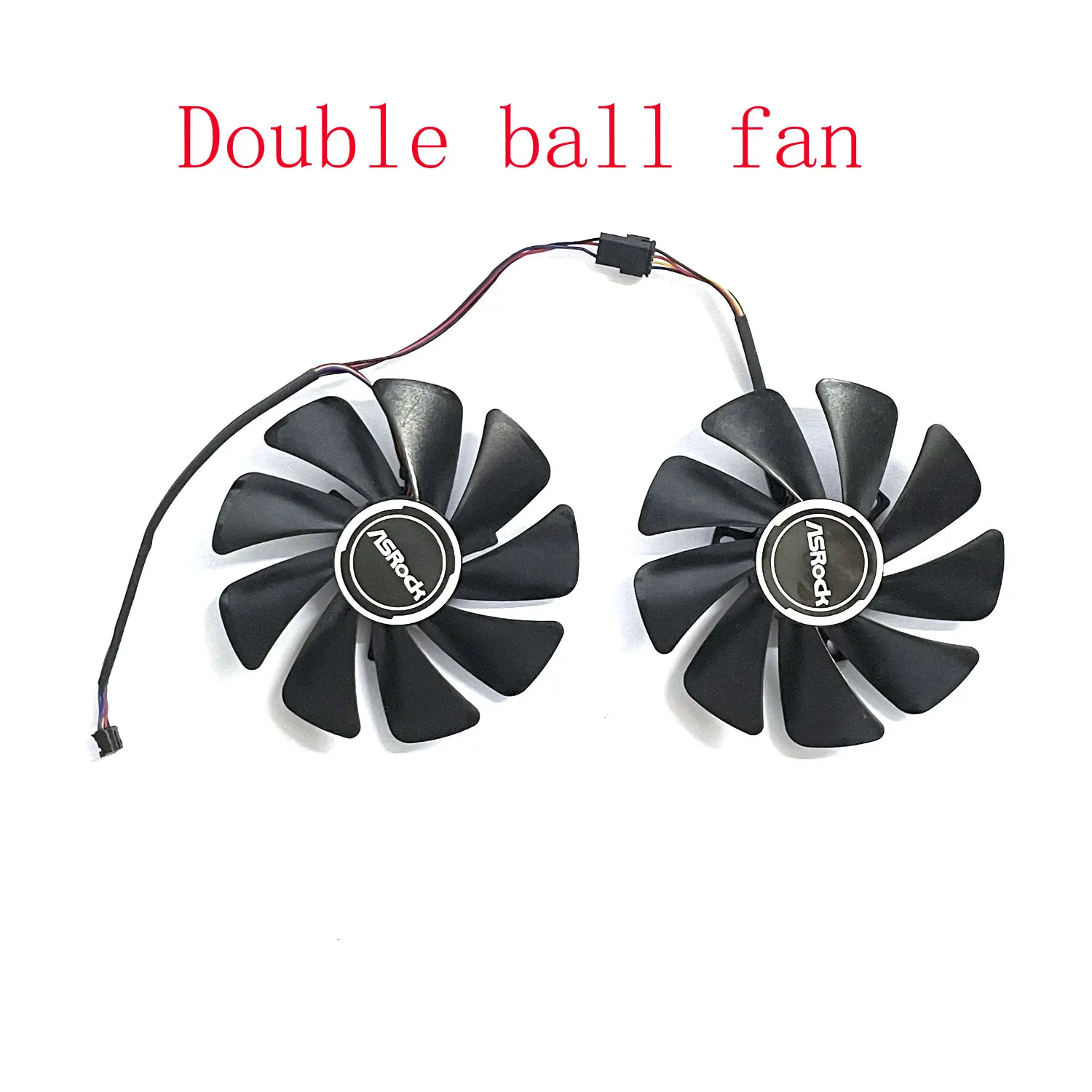 2 FAN 4PIN CF1010U12S FDC10U12S9-C DC 12V 0.45A 95MM RX5700 GPU Fan for ASRock Radeon RX 5700 5700XT cooling fan