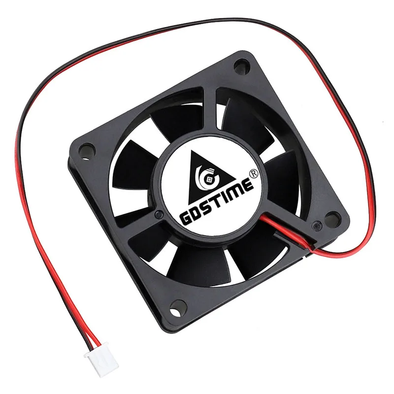 Gdstime 60 mm Ventilador Axial dc 12v 24v 60x60x20 mm Dupla Bola Refrigerador 6cm Computador Case Radiador 6020 Ventilador para Impressora 3d Refrigeração Peças - Imagem 6