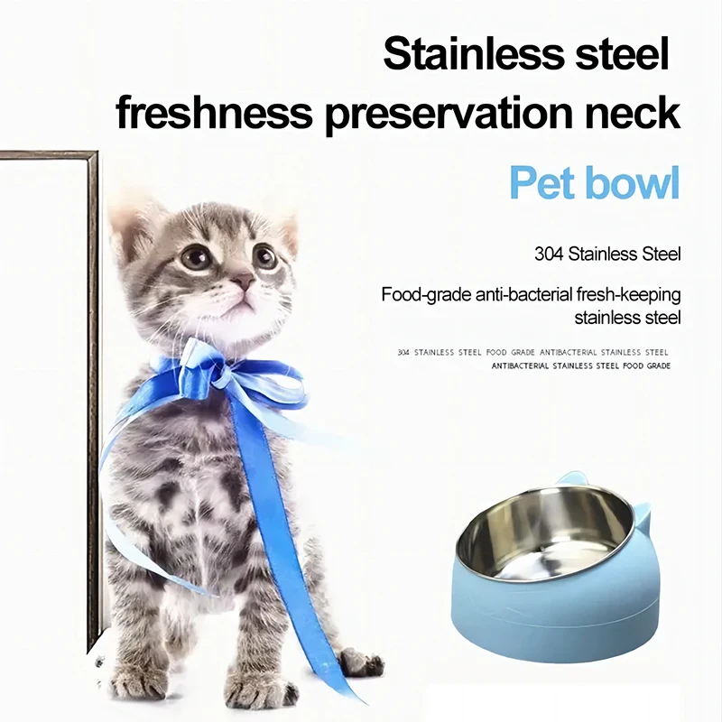Title 5, Kitten Puppy Food Feeding Bowls Pet Dogs Cats F...
