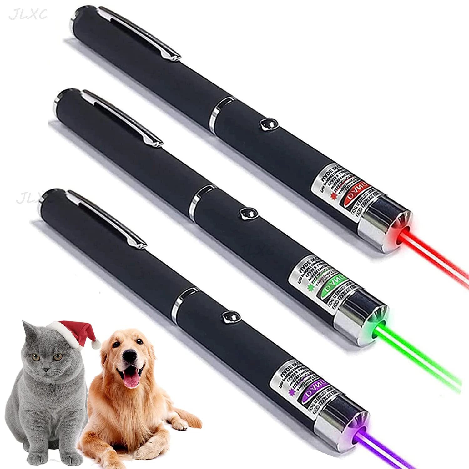 Mini 2 in 1 Cat Keychain Pointer LED Torch Pet Cat Toy Flashlight laser pointer