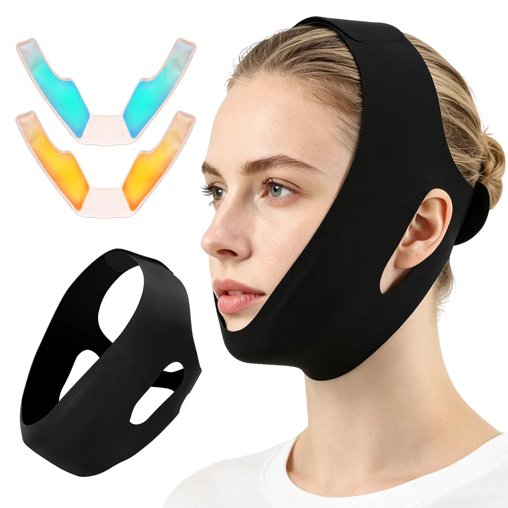 Reusable 3D Face Lift Sleeping Mask - Breathable Facial Slimming & Anti-Wrinkle Beauty Tool