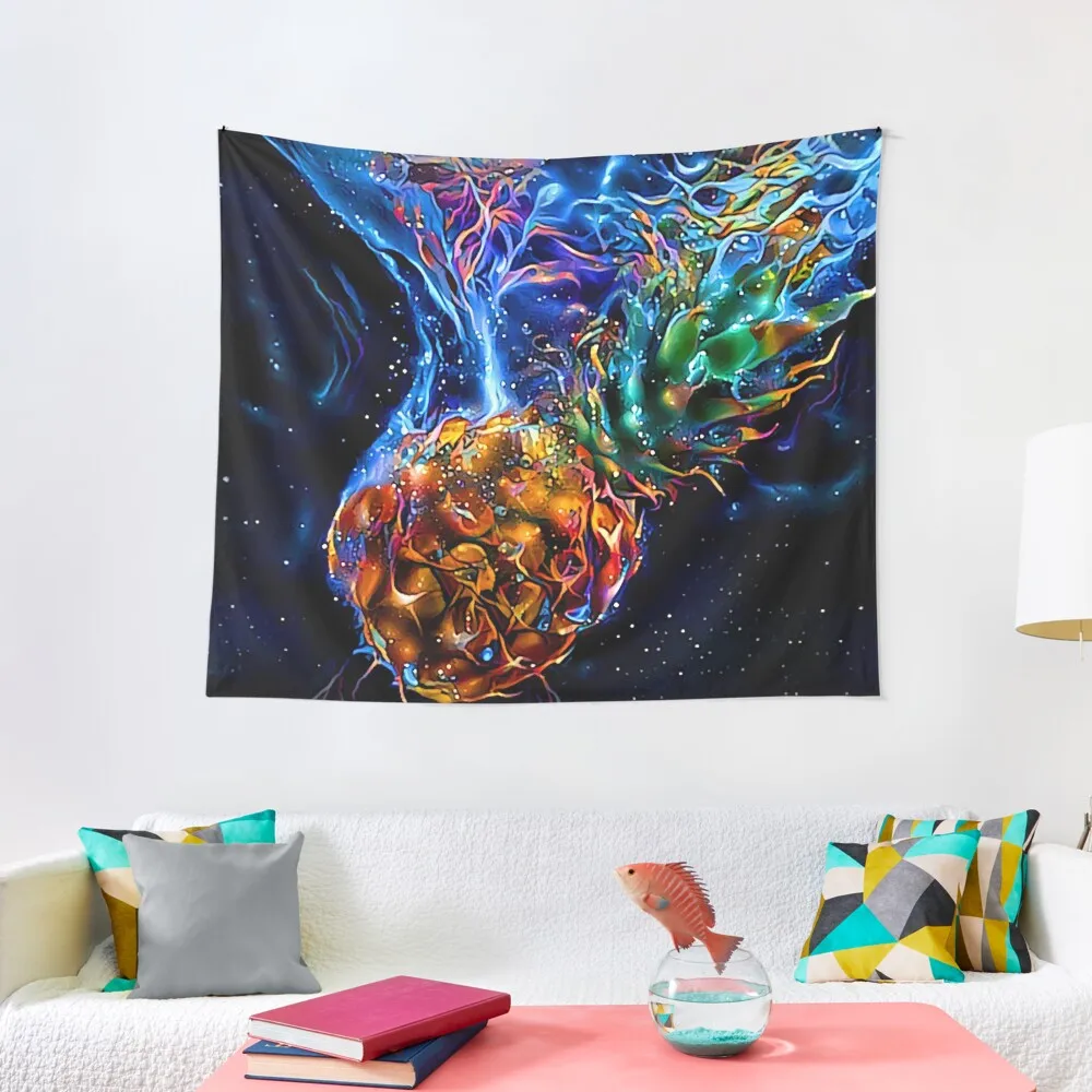 

Pineapple - A Splash Into The Celestial Tapestry Nordic Home Decor Decor For Bedroom Decorative Wall Murals Tapestry