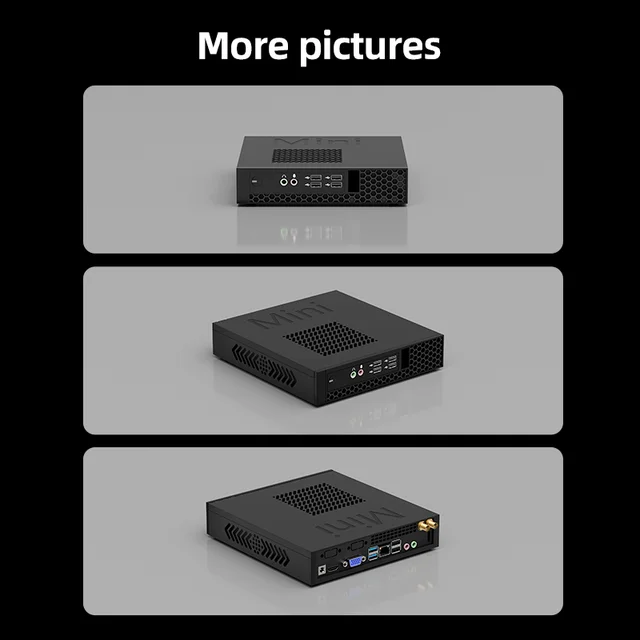 Mini PC YCTipc con Intel Core, 8GB RAM, 512GB SSD, WiFi Dual Band y BT 4.2