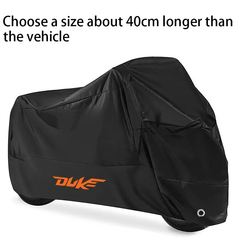 Copertura Moto Impermeabile Outdoor Uv Protector Bike Antipioggia Coperture Antipolvere Per Ktm Duke Rc 125 200 390 Duke Rc125 Rc200 Rc250