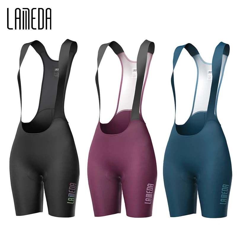 Cycling Shorts Lameda Cycling Shorts for Women Shorts With Shoulder Straps Breathable Bicycle Quick-dry Bib