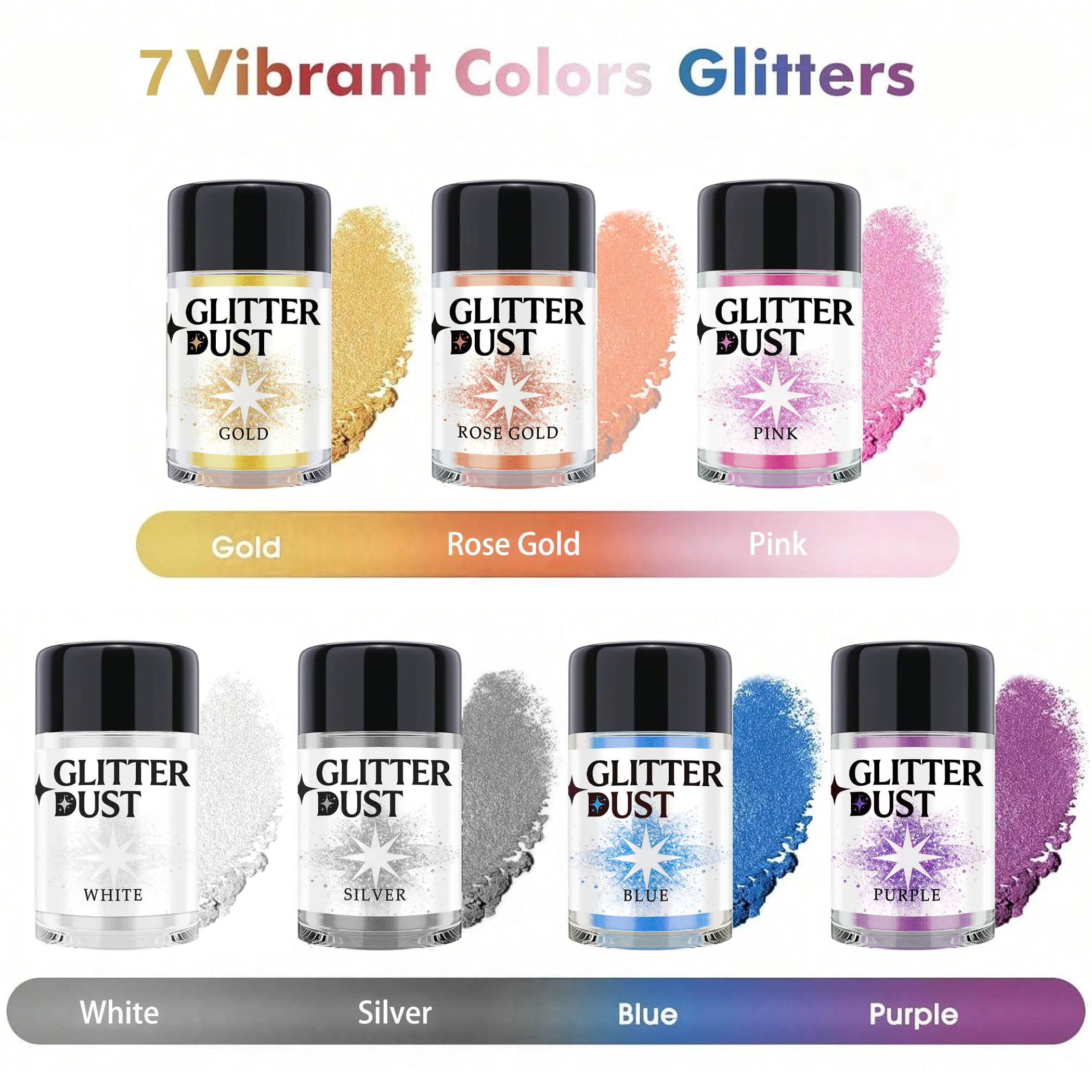 Luster Dust Metallic Glitter for Decorating and Baking