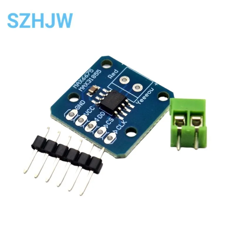 DAOKAI MAX31865 PT100 To PT1000 RTD-to-Digital Converter Board 3.3V/5V Temperature Thermocouple Sensor Amplifier Module For Arduino With -50 To 200