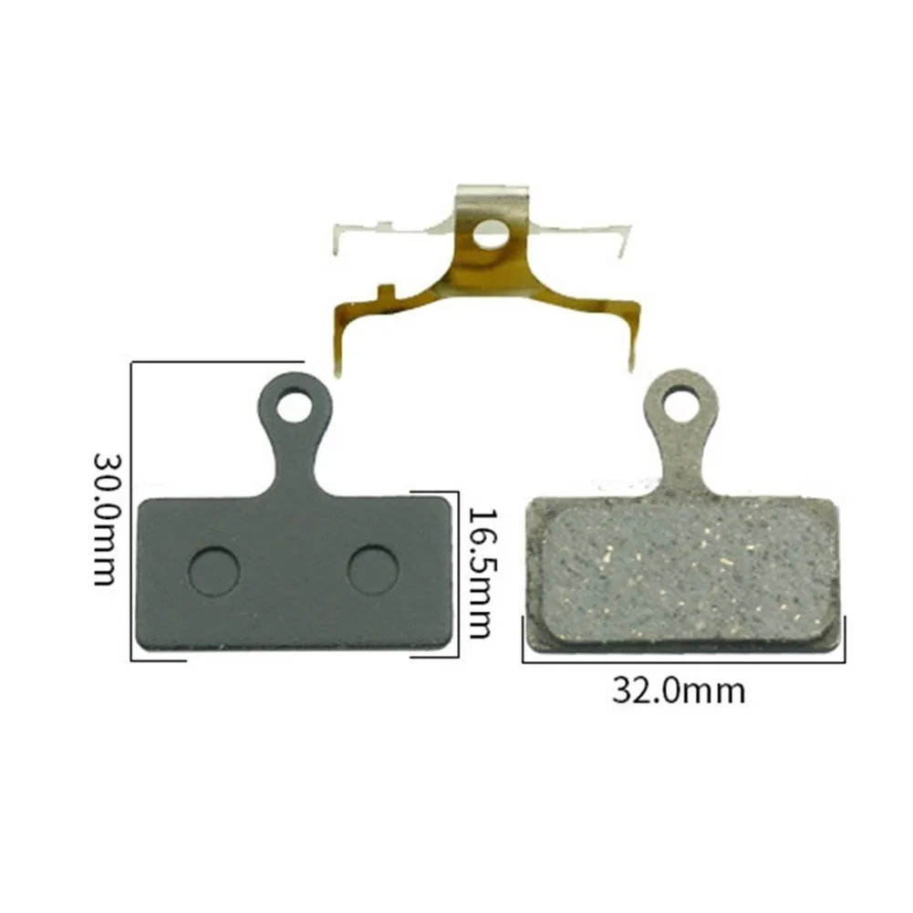 2PairsMTBBikeSemiMetalResinDiscBrakePadsForShimanoBRM615