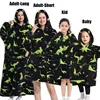 Winter Hoodies Sweatshirt Women Men Pullover Fleece Giant TV Oversized Blanket with Sleeves Adult Halloween Pumpkin Clothing 3